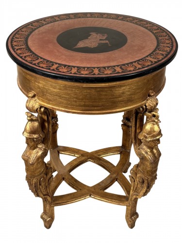 Guéridon aux dieux de la Guerre, Italie vers 1840-50