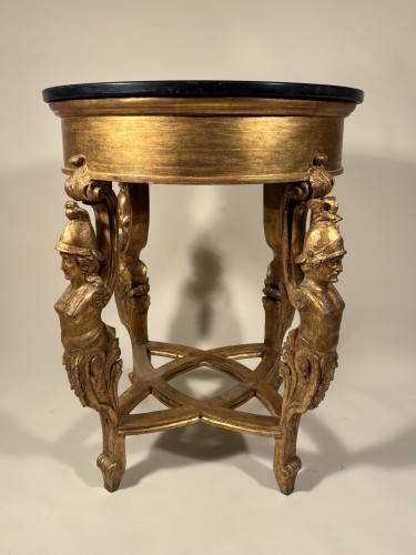 Napoléon III - Guéridon aux dieux de la Guerre, Italie vers 1840-50