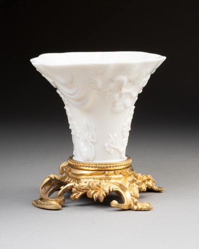 Coupe en porcelaine de Chine montée sur bronze vers 1750 - Franck Baptiste Provence