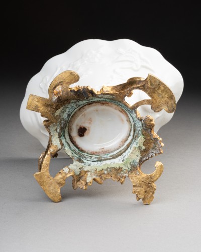 Coupe en porcelaine de Chine montée sur bronze vers 1750 - Louis XV