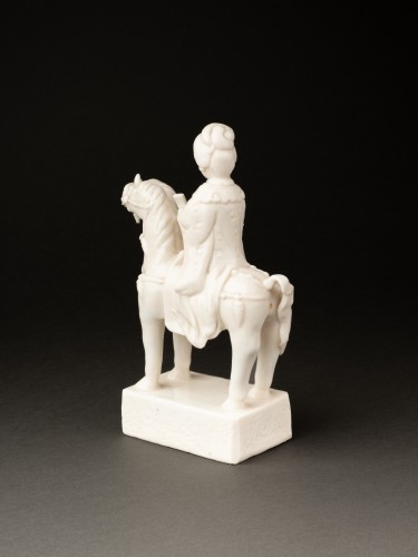 Musicienne à cheval, porcelaine de Chine vers 1700 - Franck Baptiste Provence