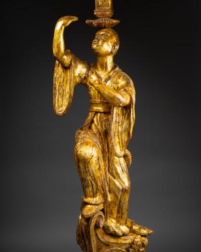 XVIIIe siècle - Porte girandole au chinois, Venise 18e siècle