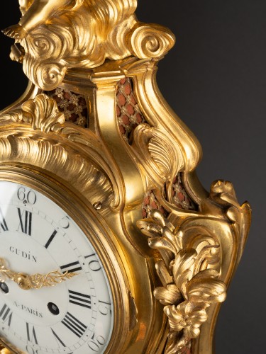 Antiquités - Cartel à poser attribuable à St Germain, Paris vers 1760