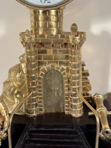Pendule la forteresse de la Bastille, Paris vers 1775 - Horlogerie Style Louis XVI