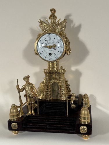 Louis XVI - Pendule la forteresse de la Bastille, Paris vers 1775