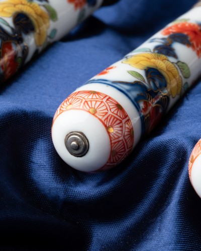 Série de huit couteaux en porcelaine de Chine 18e - Franck Baptiste Provence