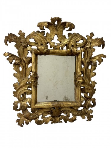 Rococo Mirror after Filippo Passarini, Italy, 17th Century