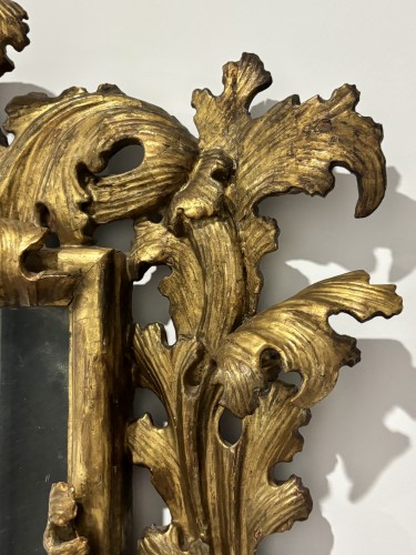 Mirrors, Trumeau  - Rococo Mirror after Filippo Passarini, Italy, 17th Century