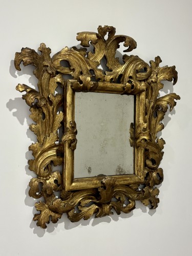 17th century - Rococo Mirror after Filippo Passarini, Italy, 17th Century