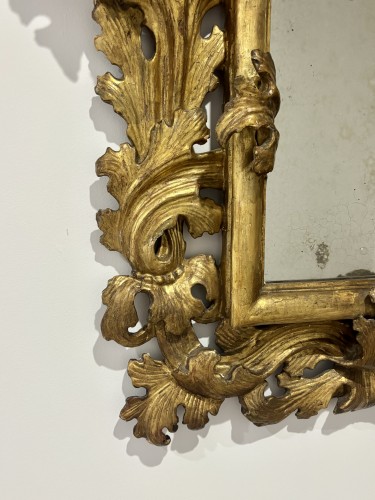 Louis XIV - Rococo Mirror after Filippo Passarini, Italy, 17th Century