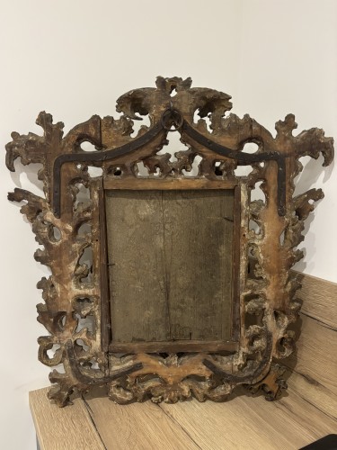 Antiquités - Rococo Mirror after Filippo Passarini, Italy, 17th Century