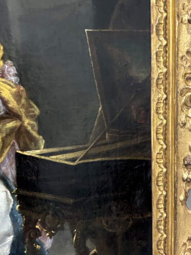 La leçon de musique, atelier de Jean Raoux vers 1720 - Régence