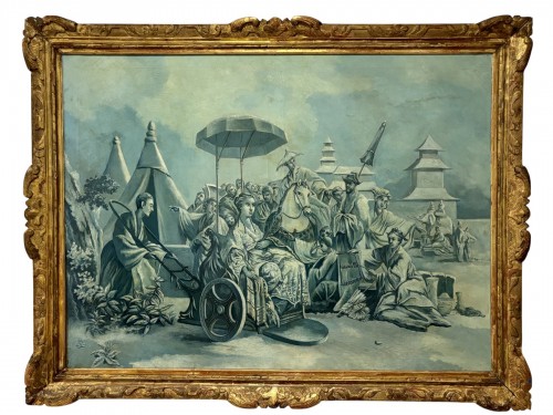 Le Jardin Chinois et la foire Chinoise d’après F.Boucher, 18e siècle