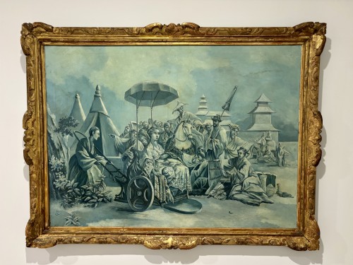 Le Jardin Chinois et la foire Chinoise d’après F.Boucher, 18e siècle - Tableaux et dessins Style Louis XV