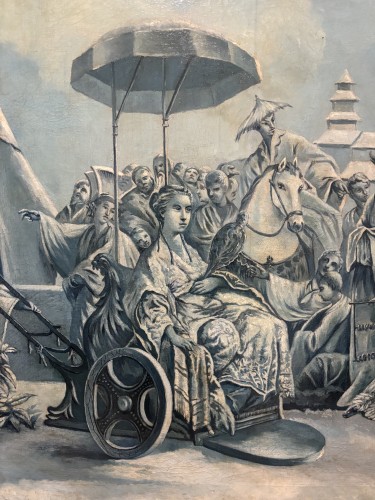 Le Jardin Chinois et la foire Chinoise d’après F.Boucher, 18e siècle - Louis XV