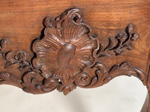 Mobilier Console - Console perruquière en noyer, Provence époque Louis XV vers 1750