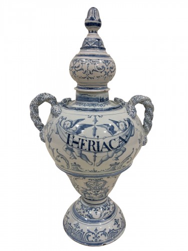 Pot à pharmacie dit de monstrance, Montpellier vers 1700