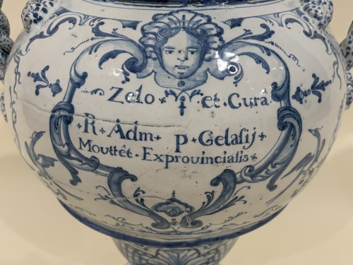 Louis XIV - Pot à pharmacie dit de monstrance, Montpellier vers 1700