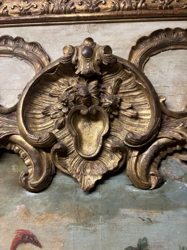 Miroirs, Trumeaux  - Trumeau à décor rocaille, Provence époque Régence