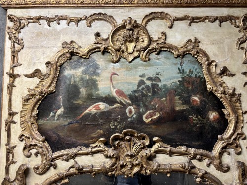 Trumeau à décor rocaille, Provence époque Régence - Franck Baptiste Provence