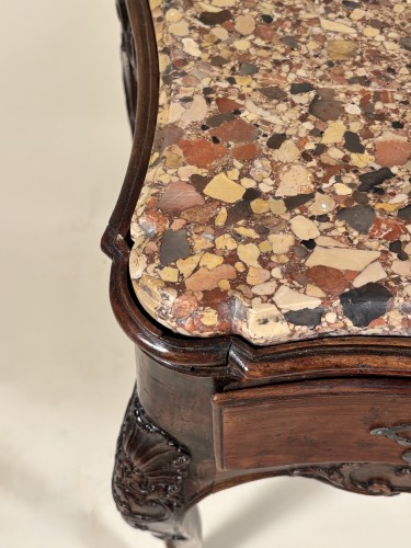 Console perruquière, Languedoc époque Louis XV vers 1740 - Mobilier Style Louis XV