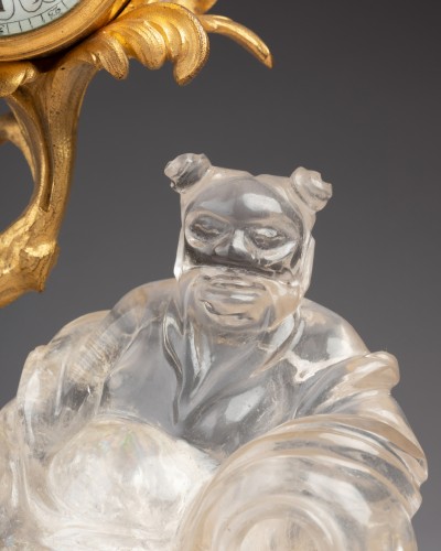Magot figure clock by L’Escalier de Cristal, Paris, circa 1880 - Horology Style Napoléon III