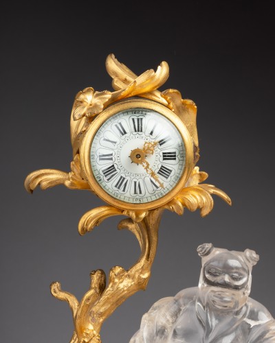 Magot figure clock by L’Escalier de Cristal, Paris, circa 1880 - Napoléon III