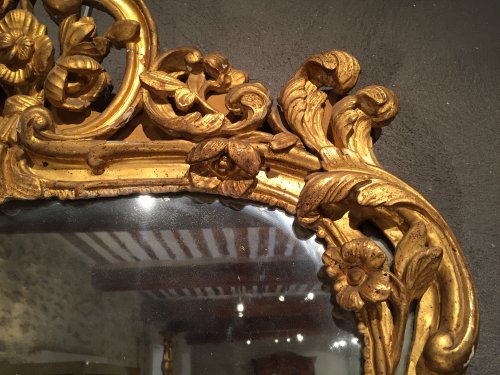 Miroir en bois doré, Provence époque Louis XV - Franck Baptiste Provence