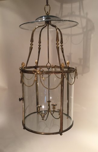 Importante lanterne de vestibule , Paris époque Louis XVI vers 1780
