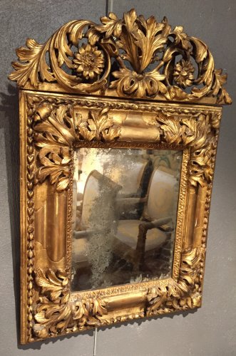 Miroir Aixois en bois doré, époque Louis XIV - Franck Baptiste Provence