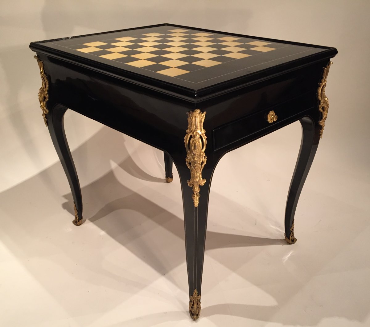French Fine Game Table Paris Louis Xv Period Ref 48631 French Fine Game Table Paris Louis Xv Period