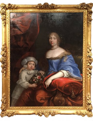 Henriette d’Angleterre et sa fille Marie Louise, Atelier de Mignard
