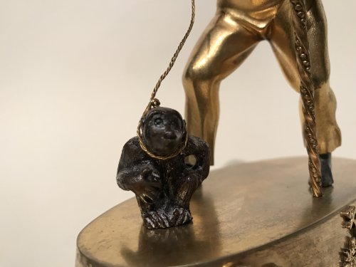 Horlogerie Pendule - Pendulette au nègre portefaix, Paris époque Empire vers 1810