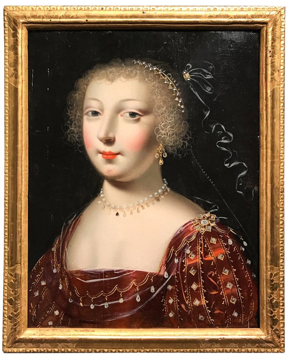 Portrait de la reine Anne d'Autriche , attribué à Jean Ducayer vers 1615-1620 - XVIIe siècle - N.60861