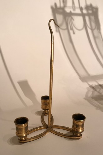 Luminaires Lustre - Petite lanterne d’alcôve en bronze doré, Paris époque Louis XVI vers 1775