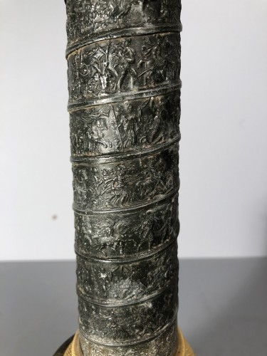 XIXe siècle - Lampe Astrale colonne Vendôme, Paris époque Empire