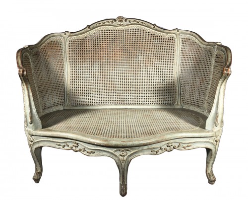 Marquise en corbeille estampillée Boulard, Paris époque Louis XV