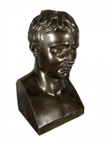 Petit buste de Napoléon en bronze d'aprés Chaudet