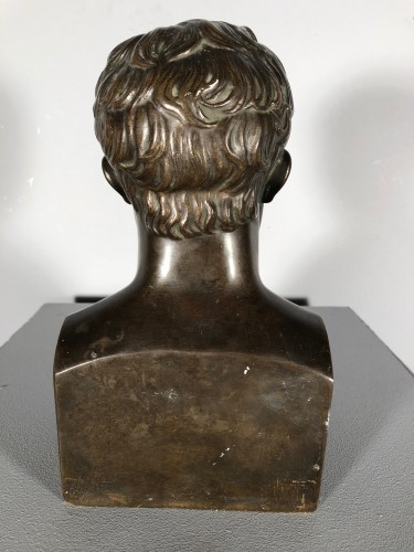 Petit buste de Napoléon en bronze d'aprés Chaudet - Franck Baptiste Provence
