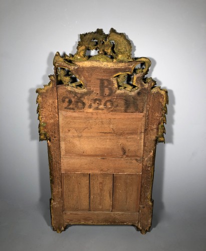 Miroir de mariage en bois doré, Provence époque Louis XVI vers 1780 - Louis XVI
