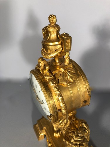 XVIIIe siècle - Pendule au Lion, Causard horloger du roi vers 1770