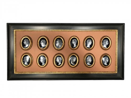 Série "les douze Césars" , atelier de Jacques 1er Laudin à Limoges XVIIe siècle