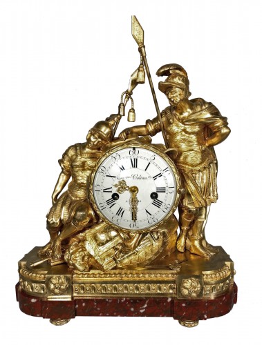 Pendule aux deux soldats romains, Paris vers 1775