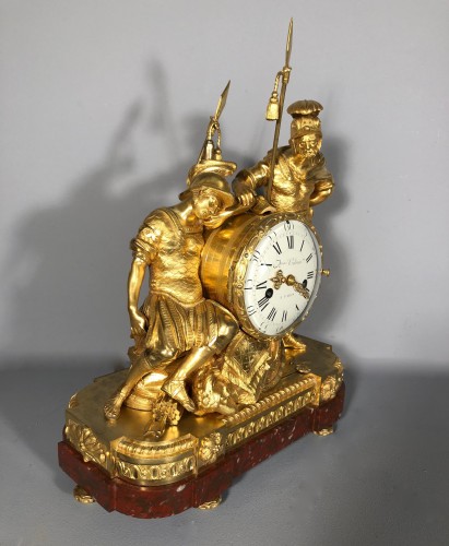 Pendule aux deux soldats romains, Paris vers 1775 - Franck Baptiste Provence