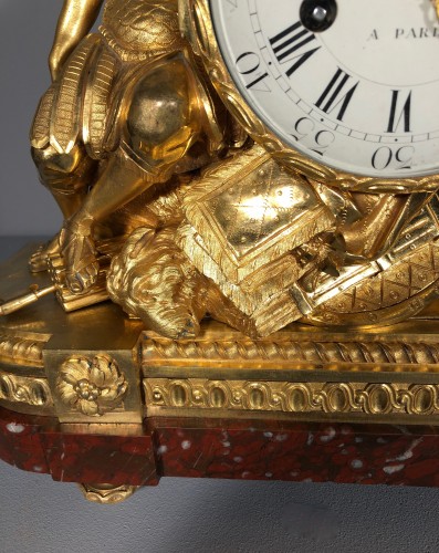 XVIIIe siècle - Pendule aux deux soldats romains, Paris vers 1775