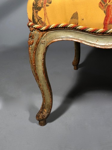 Louis XV - Paire de fauteuils à la reine par Jean Sené, ép Louis XV vers 1750