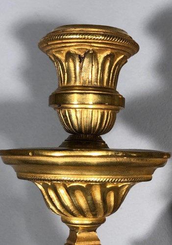 Louis XV - Paire d’appliques à la grecque, d’après J.L Prieur vers 1770