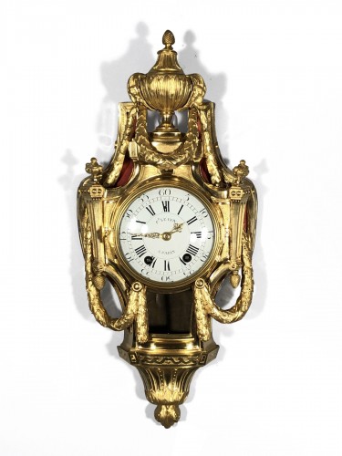 French fine ormolu cartel, Paris transition period circa 1775