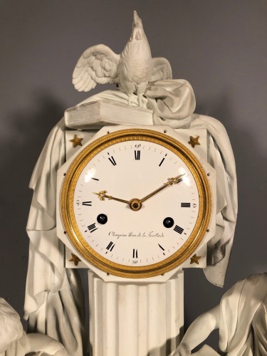 Clock the study, Sévres manufactory , Circa 1810. - 