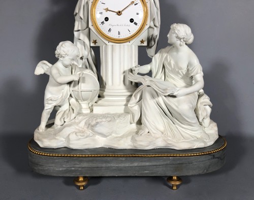 Empire - Clock the study, Sévres manufactory , Circa 1810.